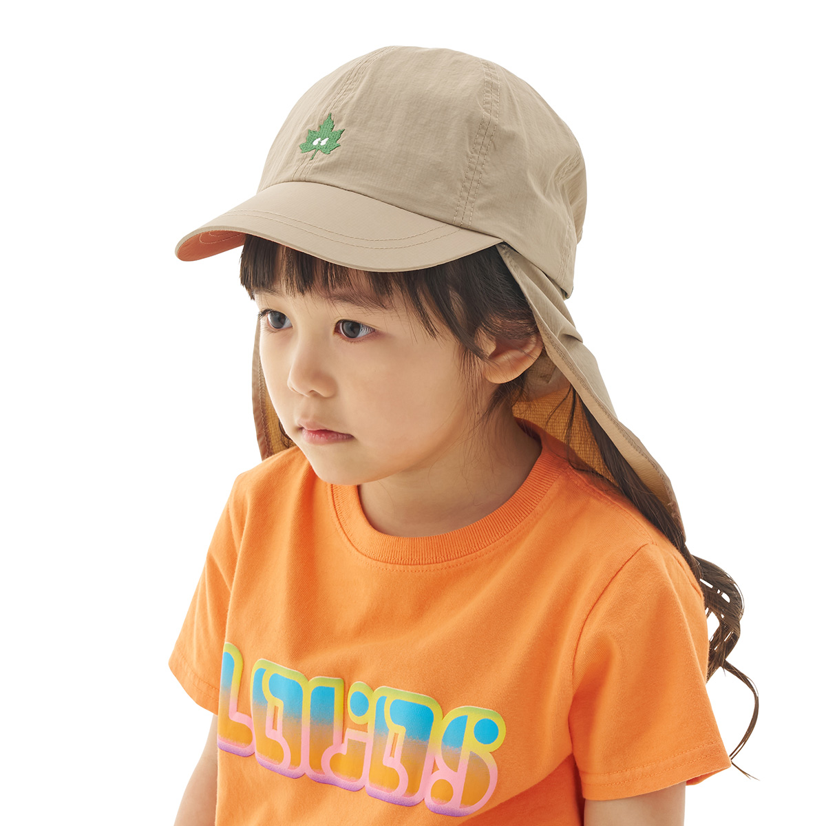【8月27日発売開始】Smile LOGOS KIDS ひよけキャップ アクセサリー