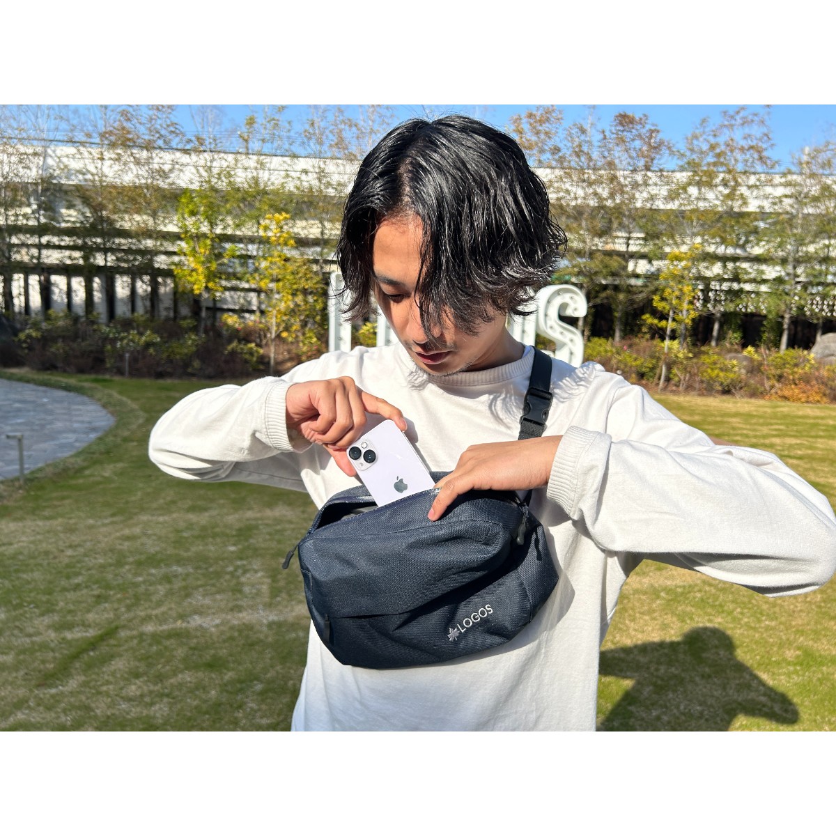 LOGOS DryCore ボディバッグ バッグ