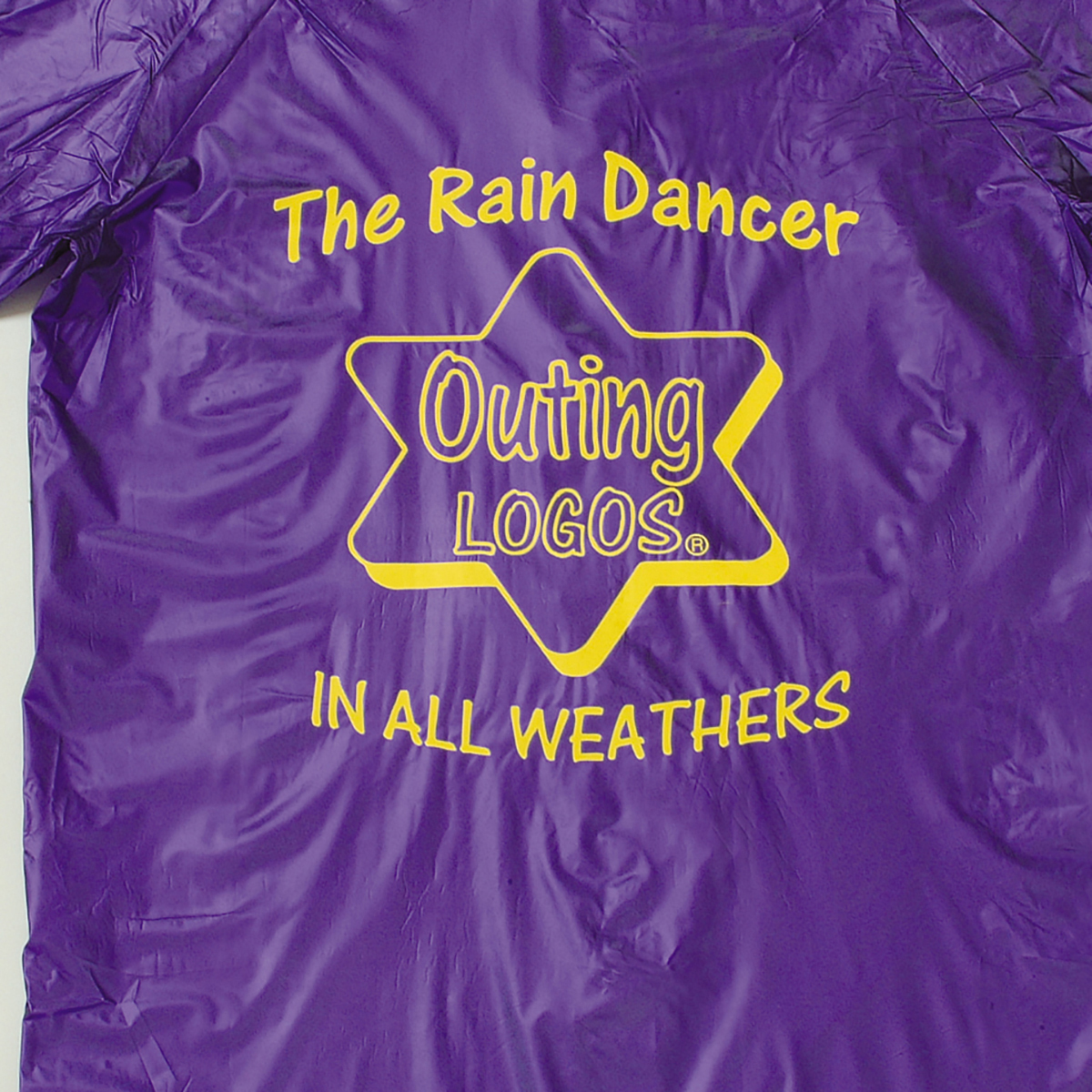 バックレタードPVCレインコート 個人レインウエア