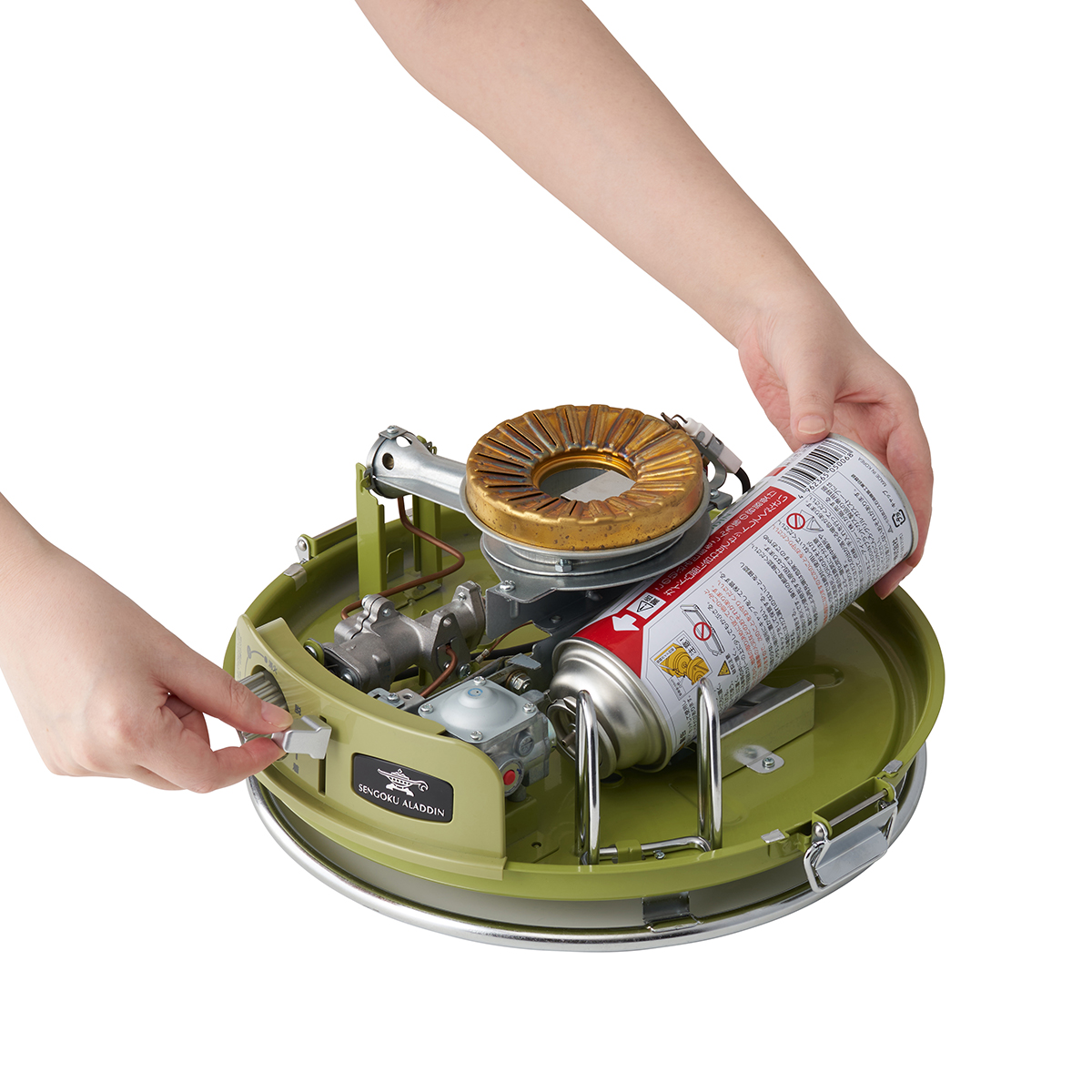 LOGOS×ALADDIN ガスストーブ＋テーブルセット グリル・たき火・キャンドル