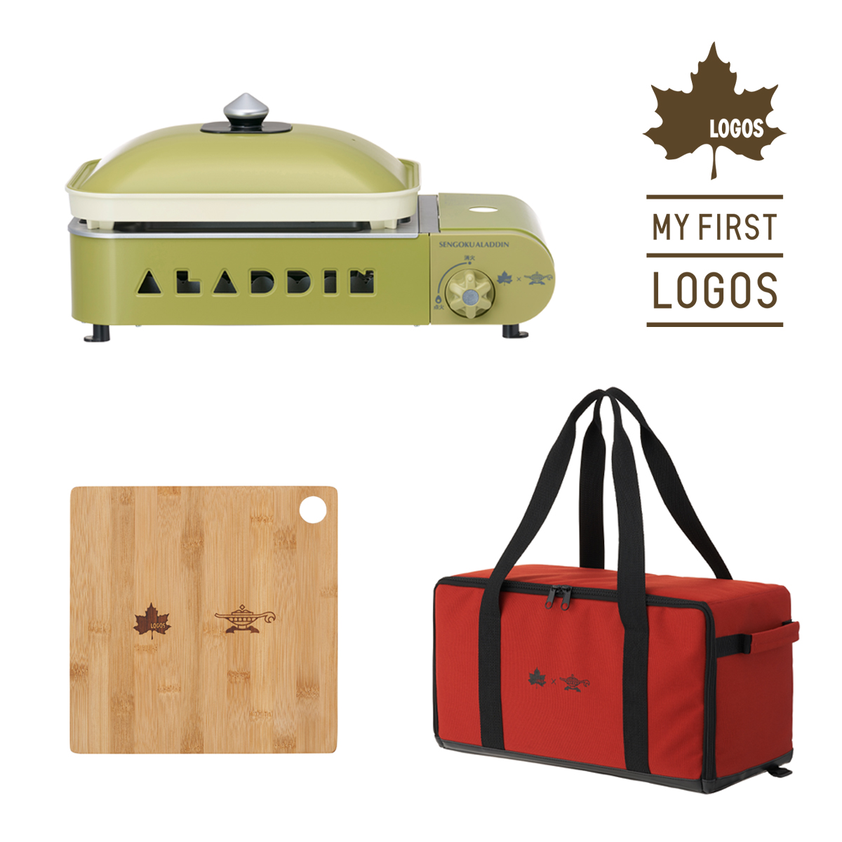 LOGOS×ALADDIN プチパンセット グリル・たき火・キャンドル