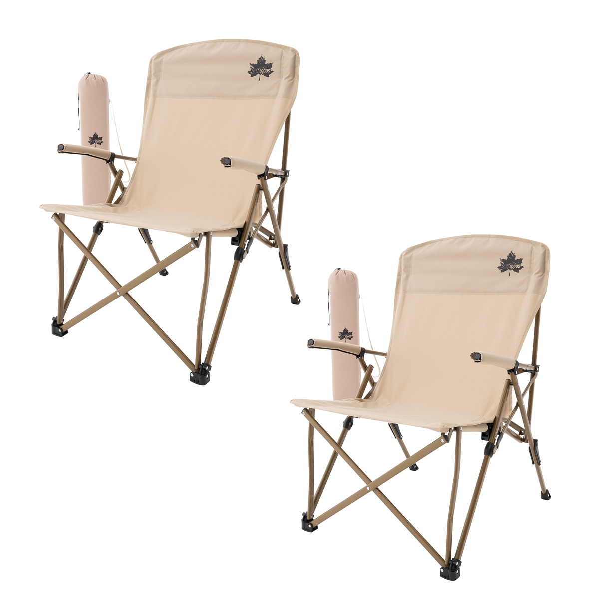 Tradcanvas ポータブルダイニングチェア 2脚セット 家具