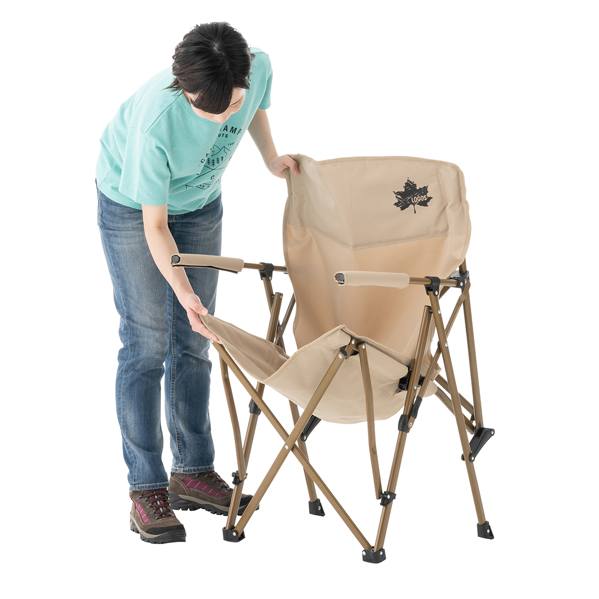 Tradcanvas ポータブルダイニングチェア 2脚セット 家具