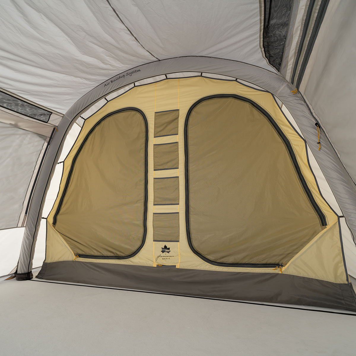 グランベーシック エアマジックトンネル ベンチテーブルセット６ テント