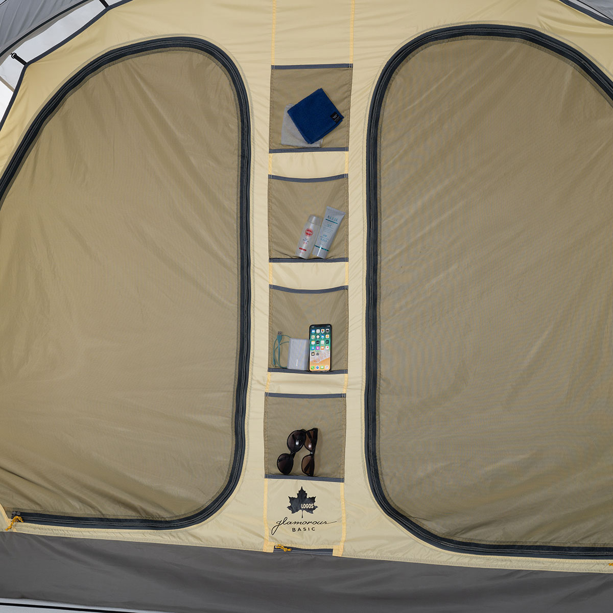 グランベーシック エアマジックトンネル ベンチテーブルセット６ テント