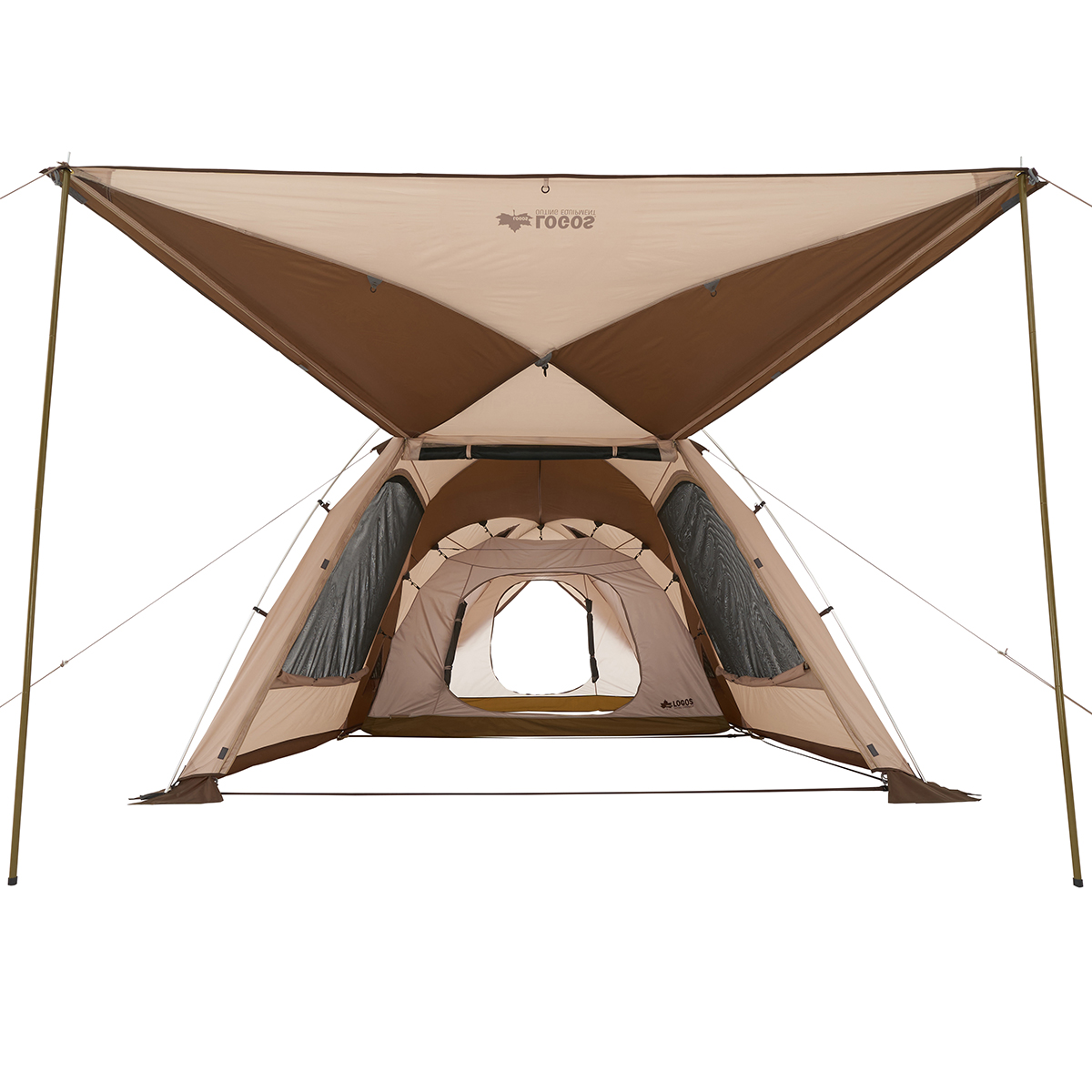 Tradcanvasドゥーブル ラックセット テント