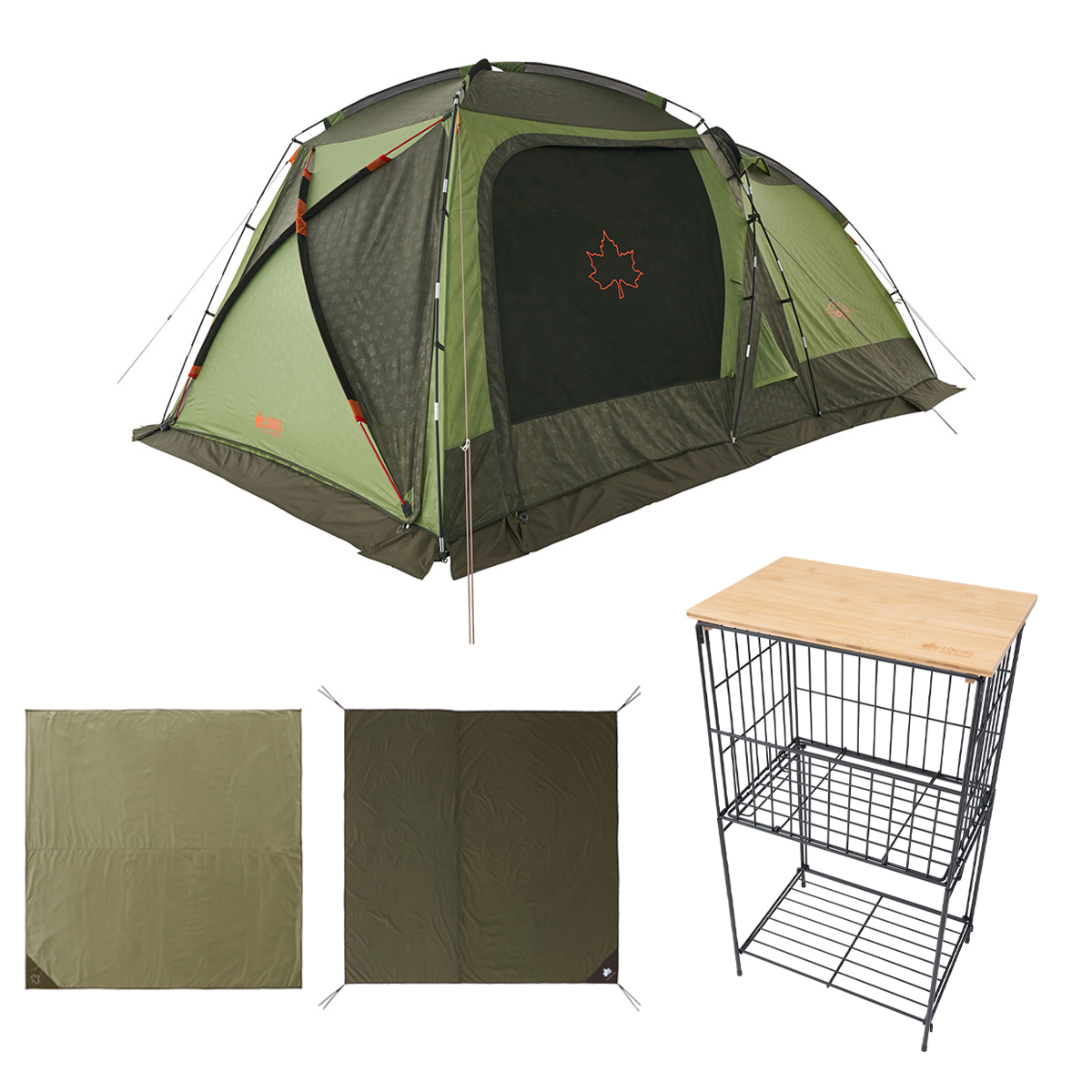 neos ドゥーブル ラックセット テント