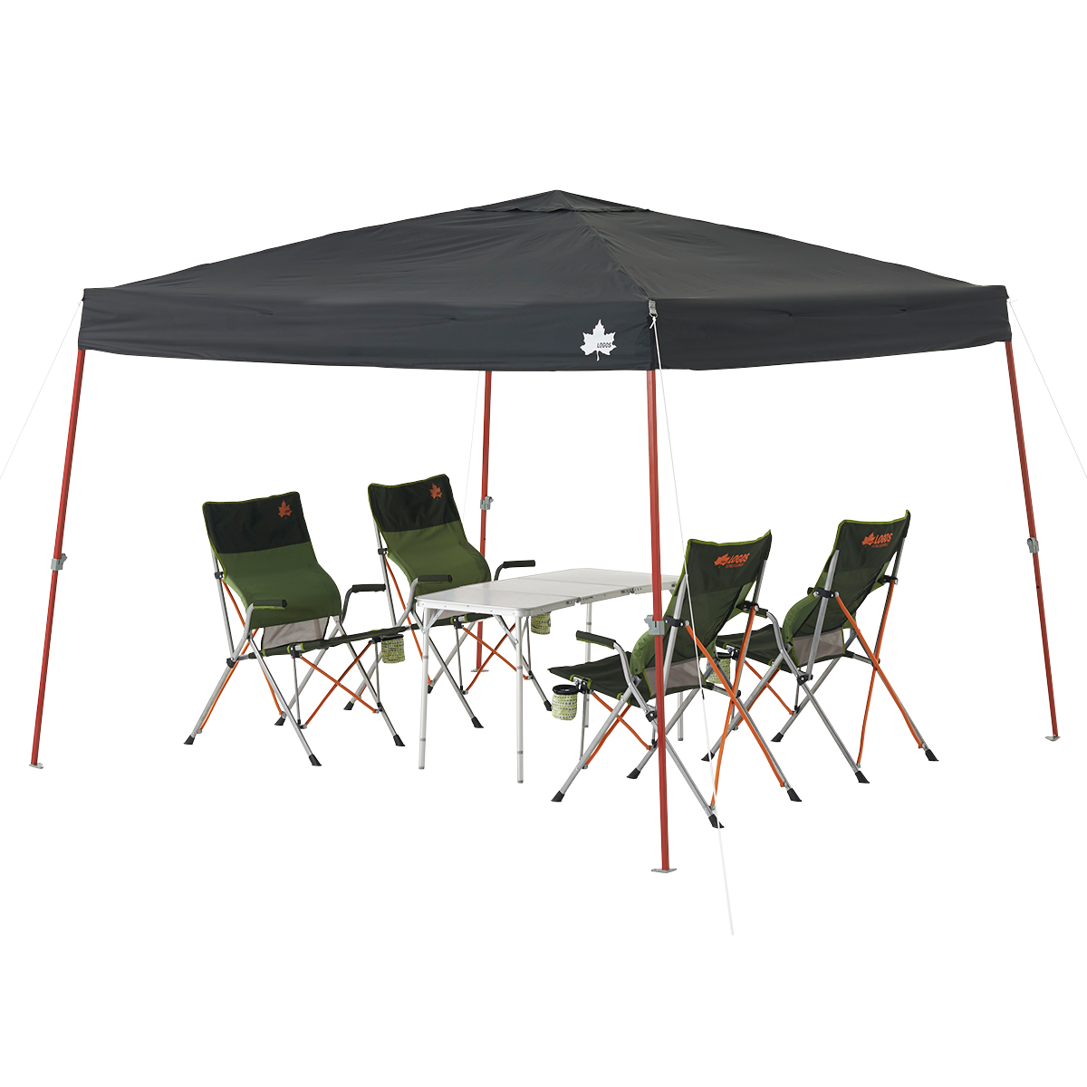 QセットBlackタープ270・シーリングセット 日/火/風除け