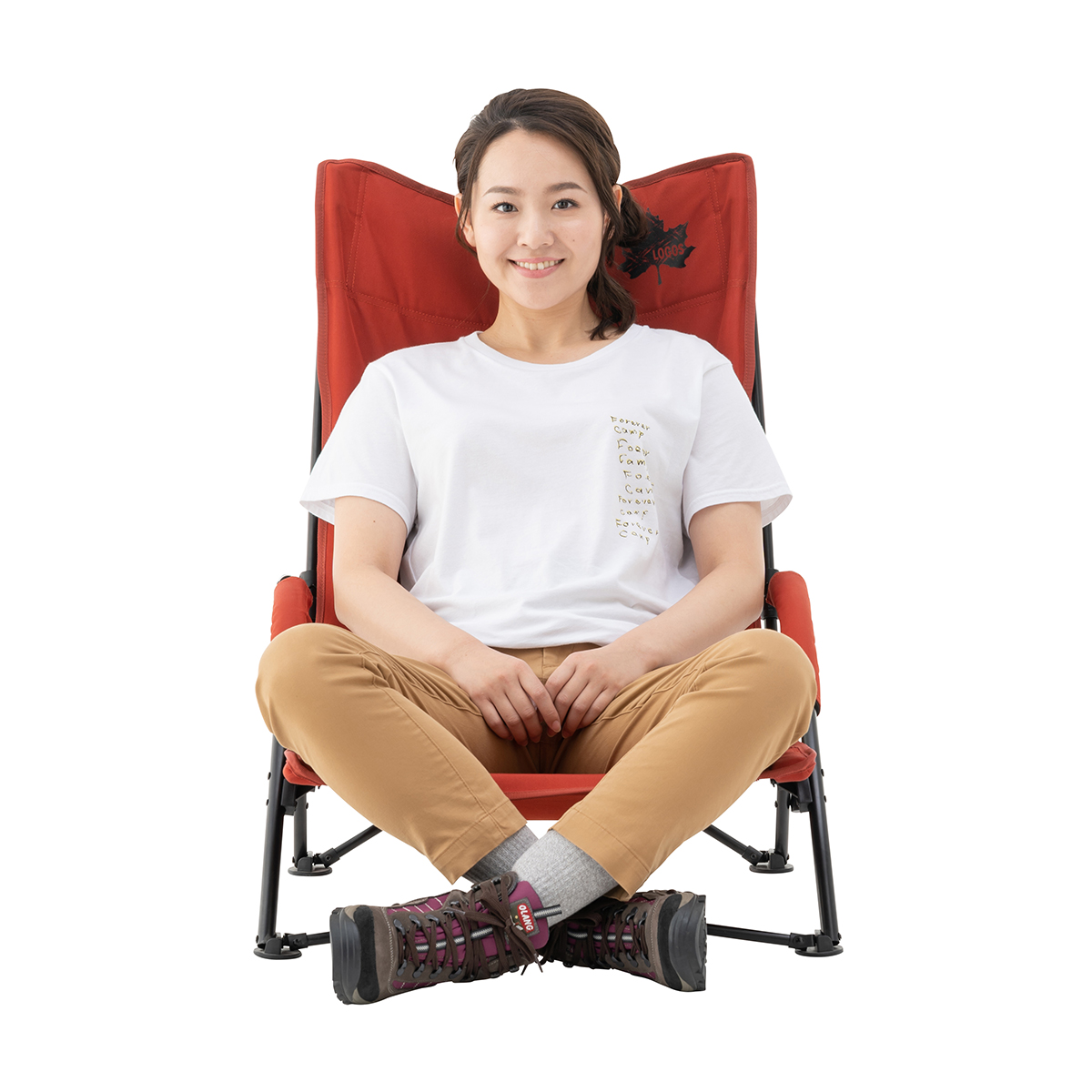 難燃BRICK・キングあぐらチェア　2脚セット 家具