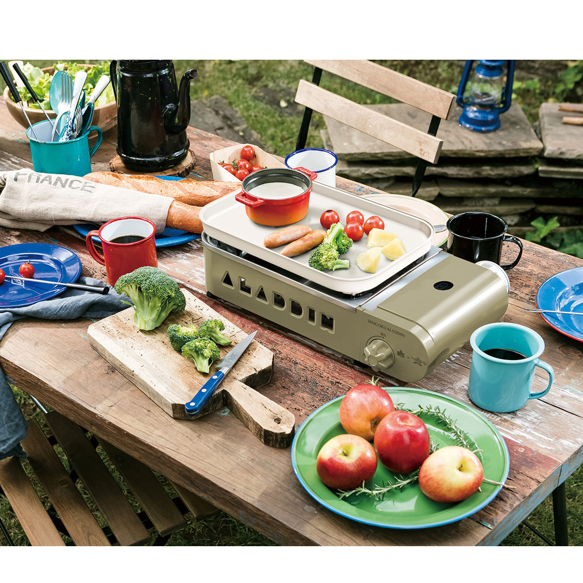 LOGOS×SENGOKU ALADDIN プチパン セット グリル・たき火・キャンドル