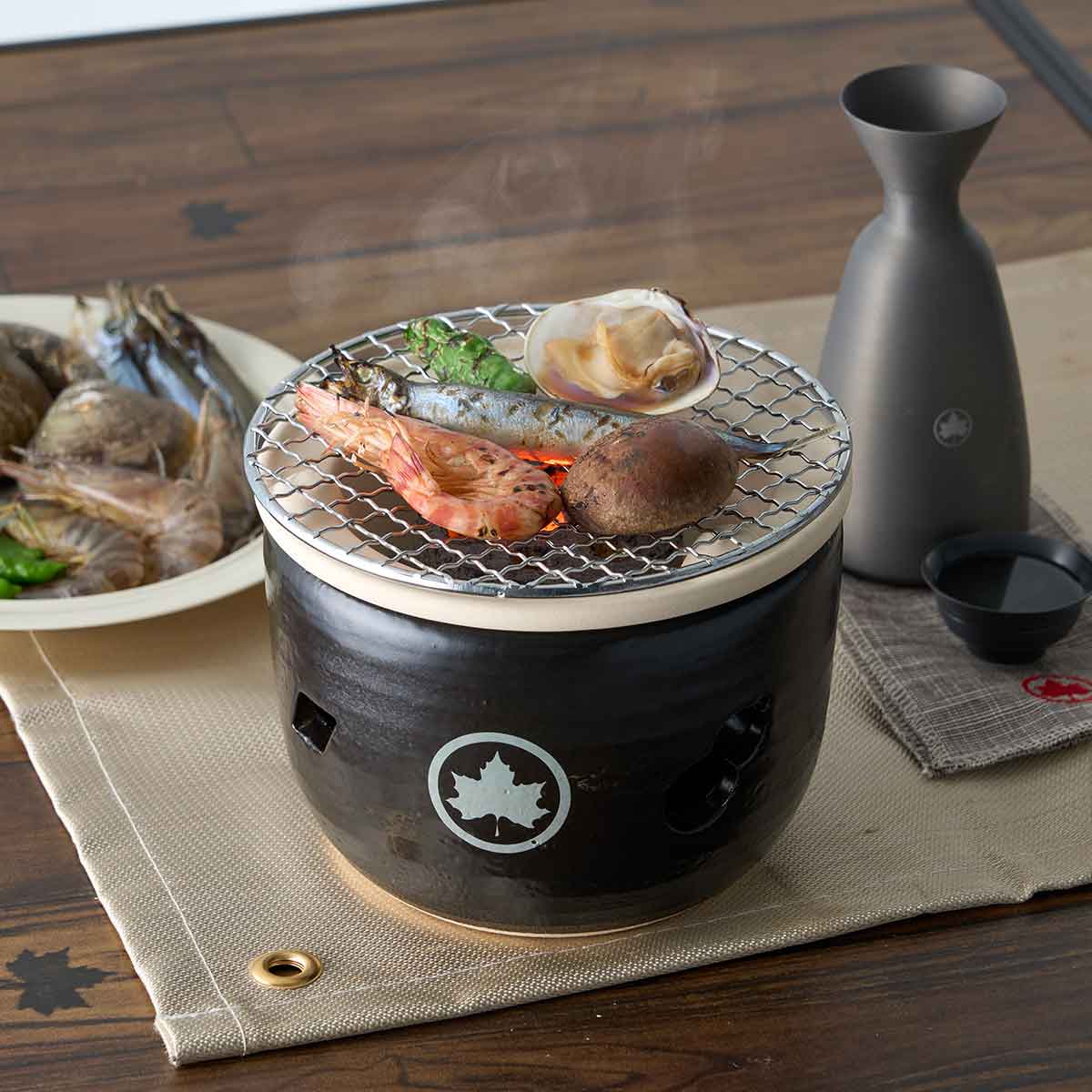 【9月11日販売開始 秋セット】卓上水コンロセット グリル・たき火・キャンドル