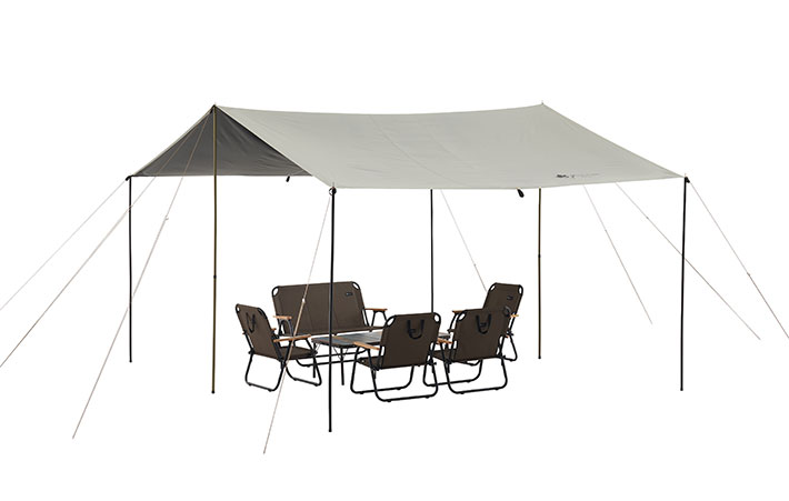 グランベーシック ソーラーレクタタープ L-BB|ギア|日/火/風除け  