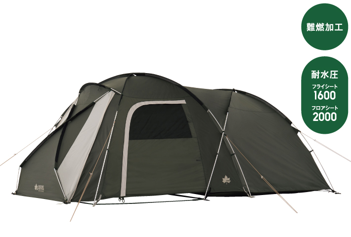 新型PANEL SYSTEM搭載！家族4人でも快適な2ルームテント