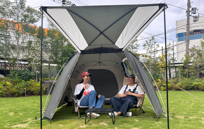 使いやすい２ルームテント