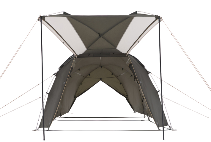 ファミリーサイズのタープにも