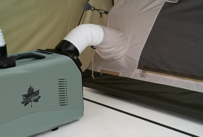 エアコン用ダクト差し込み口付き