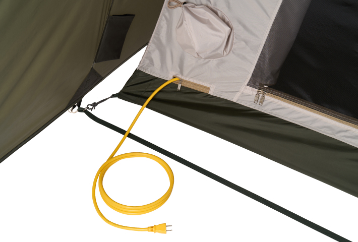 電気コードジップ付き