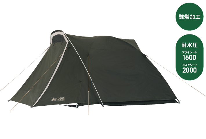 高い天井＆大型ベンチレーション！ 使い勝手と居住性を兼ね備えた万能テント