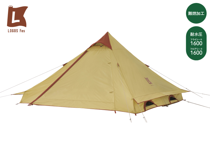 LOGOS Fes Tepee 2ルーム DUO -BC|ギア|テント|ワンポール|製品情報|ロゴスショップ公式オンライン
