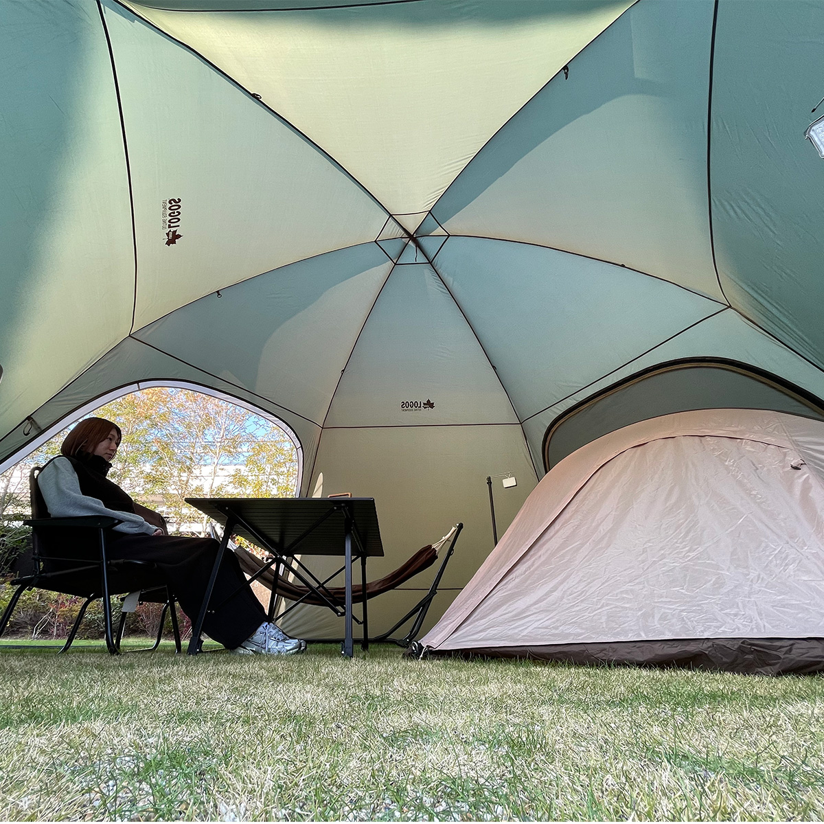 【2月26日販売開始】neos コネクトベース・ヘキサドーム 600-BF テント