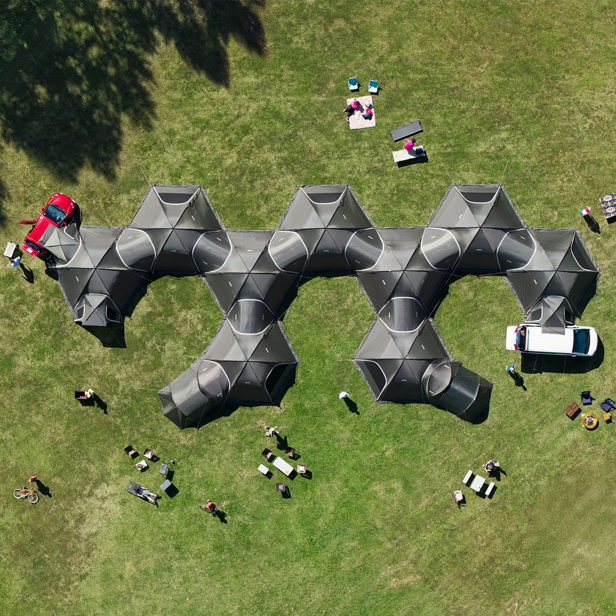 【2月26日販売開始】neos コネクトベース・トンネルタープ-BF 日/火/風除け