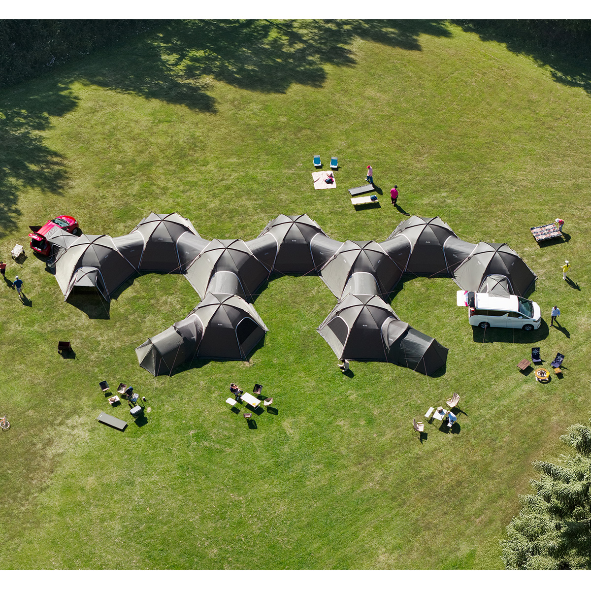 【2月26日販売開始】neos コネクトベース・トンネルタープ-BF 日/火/風除け