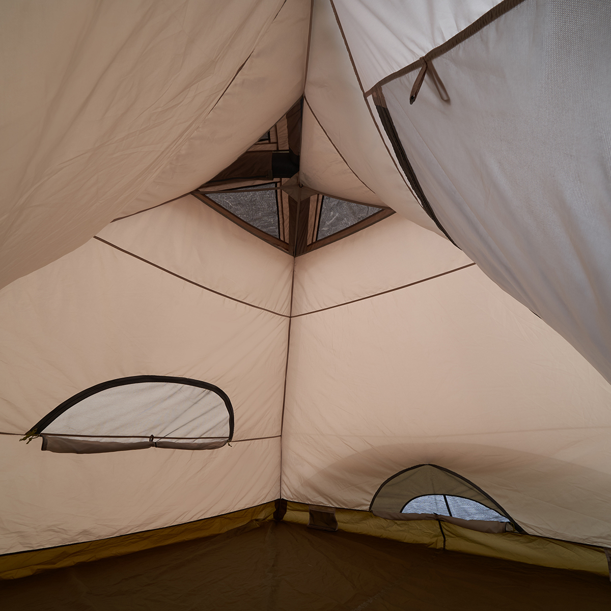 Tradcanvas エアマジックリビングライフテントM&タープセット テント