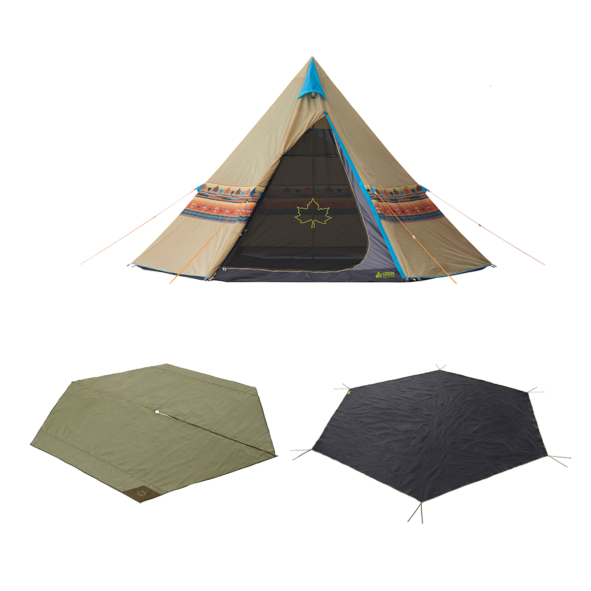 Tepee ナバホ400セット Ba ギア テント ワンポール 製品情報 ロゴスショップ公式オンライン