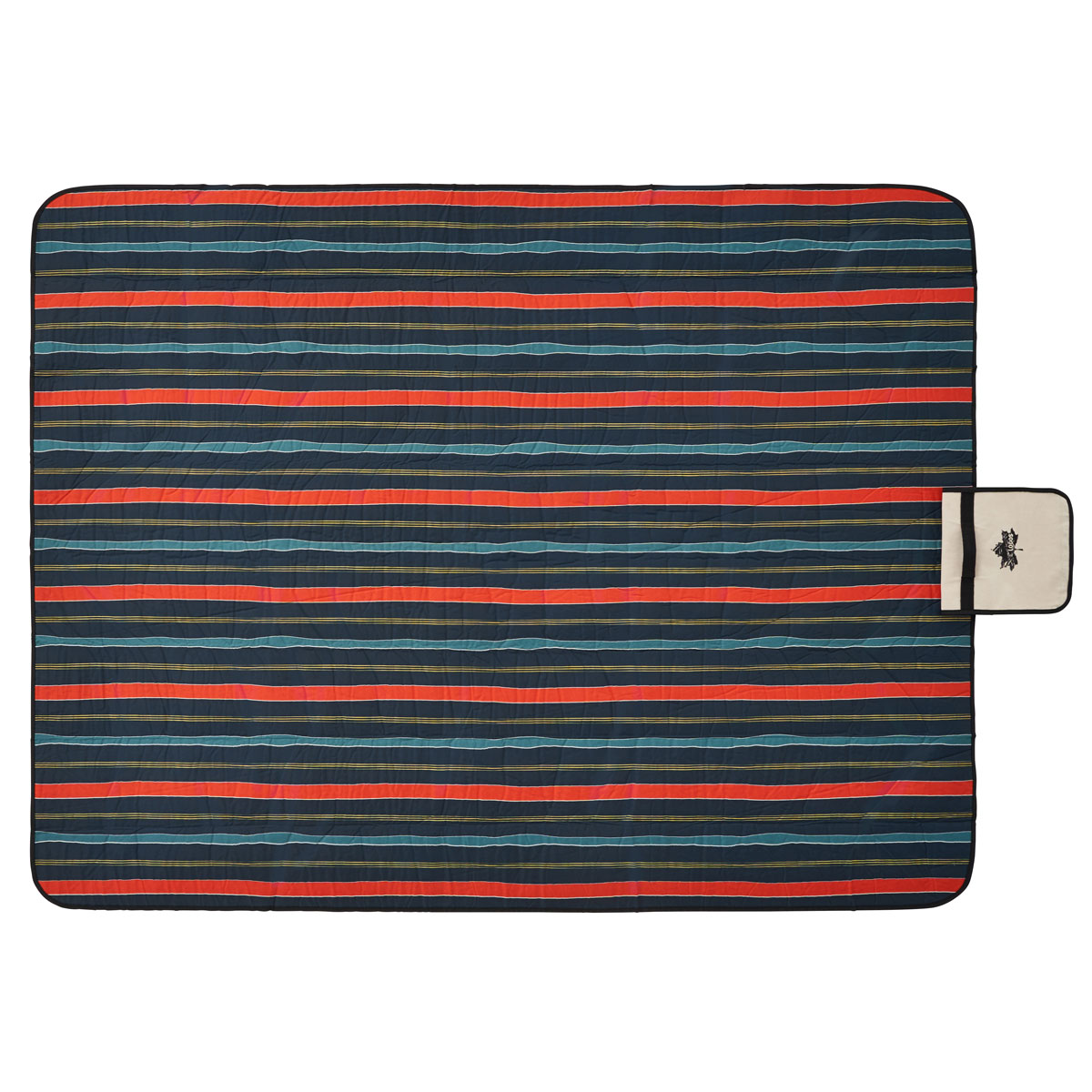 防水クッションマット・ビッグファミリー（ヴィンテージストライプ） テントアクセサリ