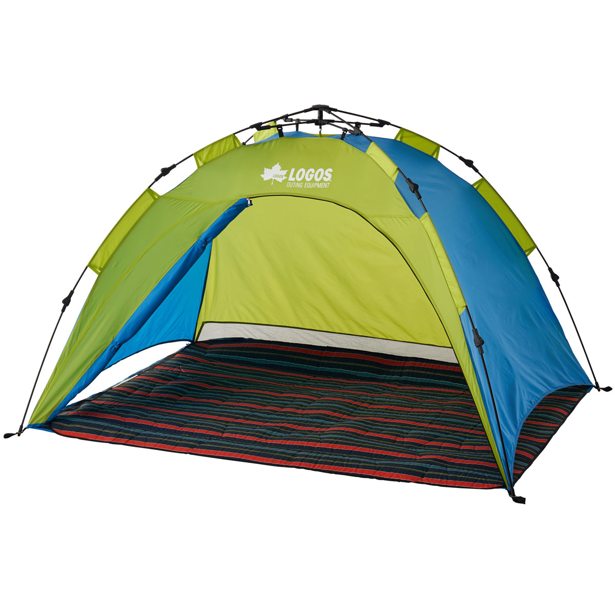 防水クッションマット・ビッグファミリー（ヴィンテージストライプ） テントアクセサリ