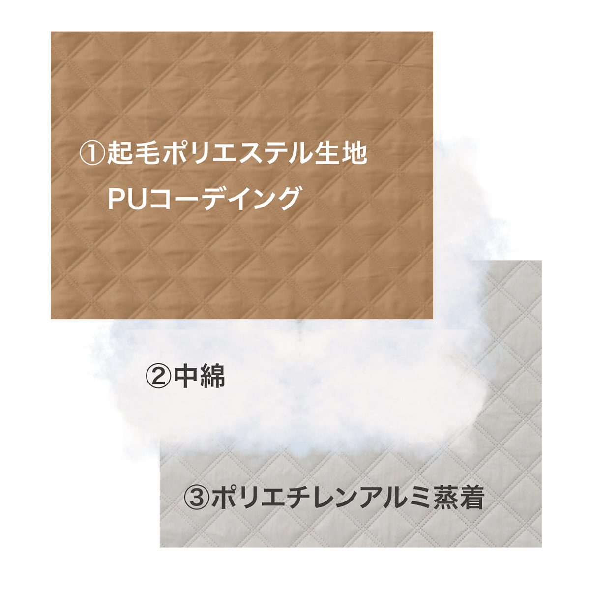 【2月26日販売開始】風にも負けないレジャーシート（165×200cm・ウェイト入り） テントアクセサリ