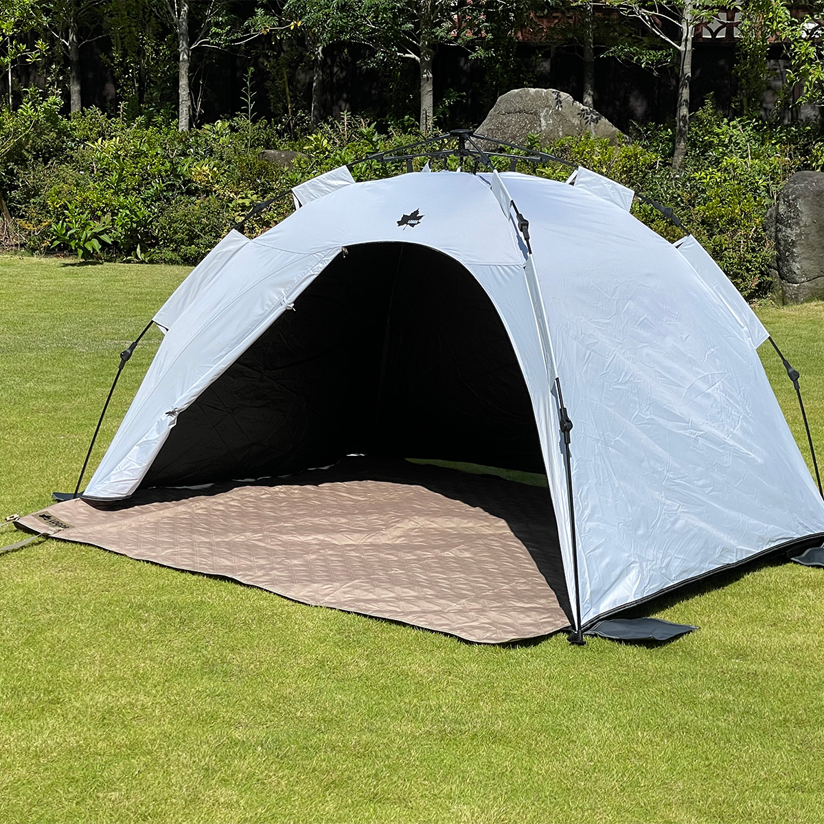 【2月26日販売開始】風にも負けないレジャーシート（165×200cm・ウェイト入り） テントアクセサリ