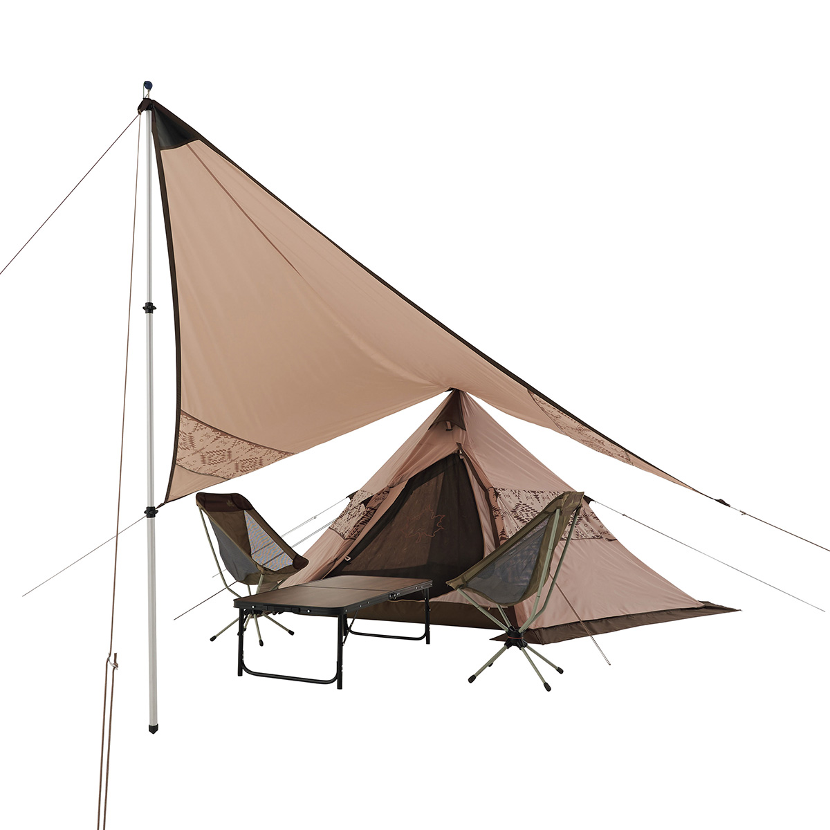 LOGOS LAND Tepee 350|ギア|テント|ワンポール|製品情報|ロゴス 