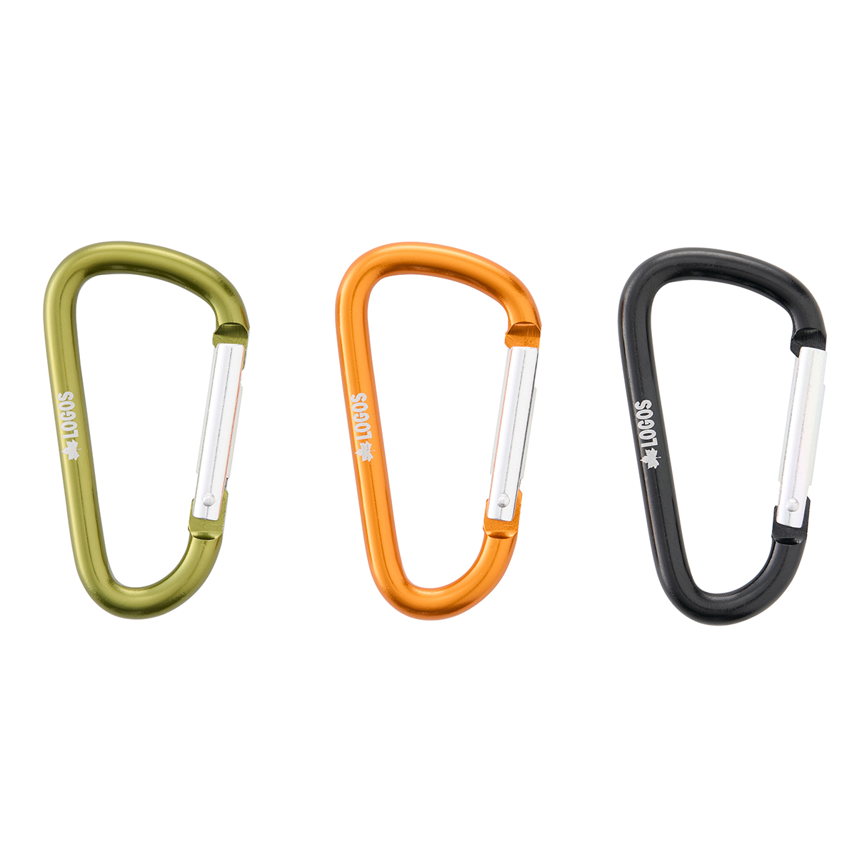 LOGOS カラビナ（3色アソート） テントアクセサリ