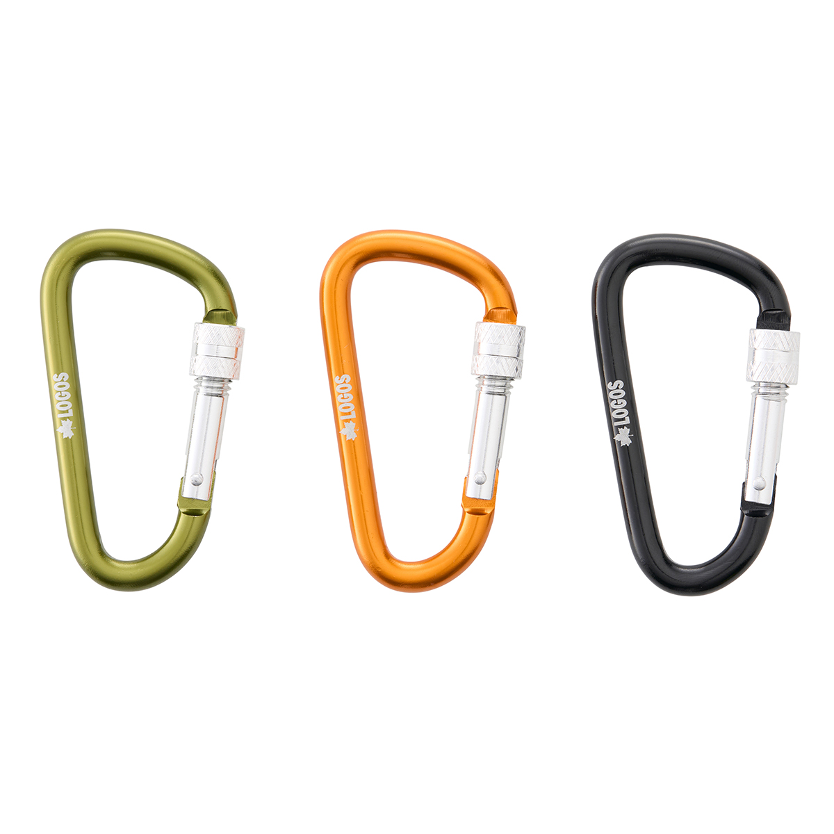 LOGOS ロックカラビナ（3色アソート） テントアクセサリ