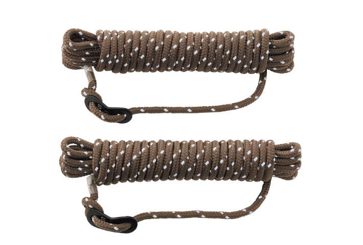 一般的ガイロープの約3倍の強度！反射材入りで夜間も安心のロープ