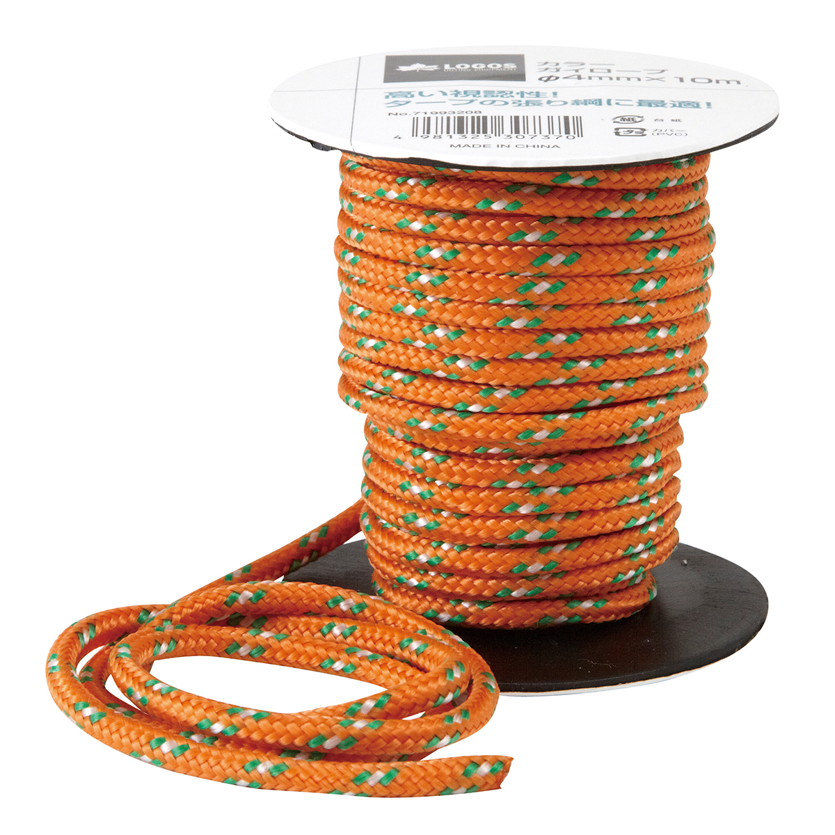 10m・ガイロープ（φ4mm×10m） テントアクセサリ