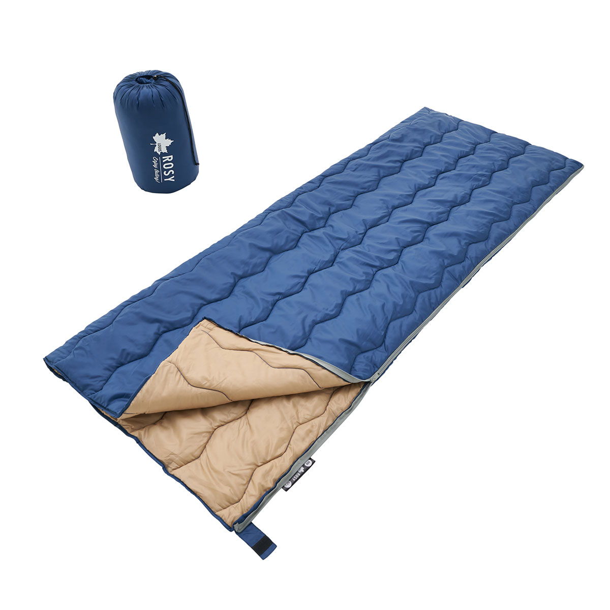 ROSY 丸洗い寝袋・10 （ネイビ） 寝具