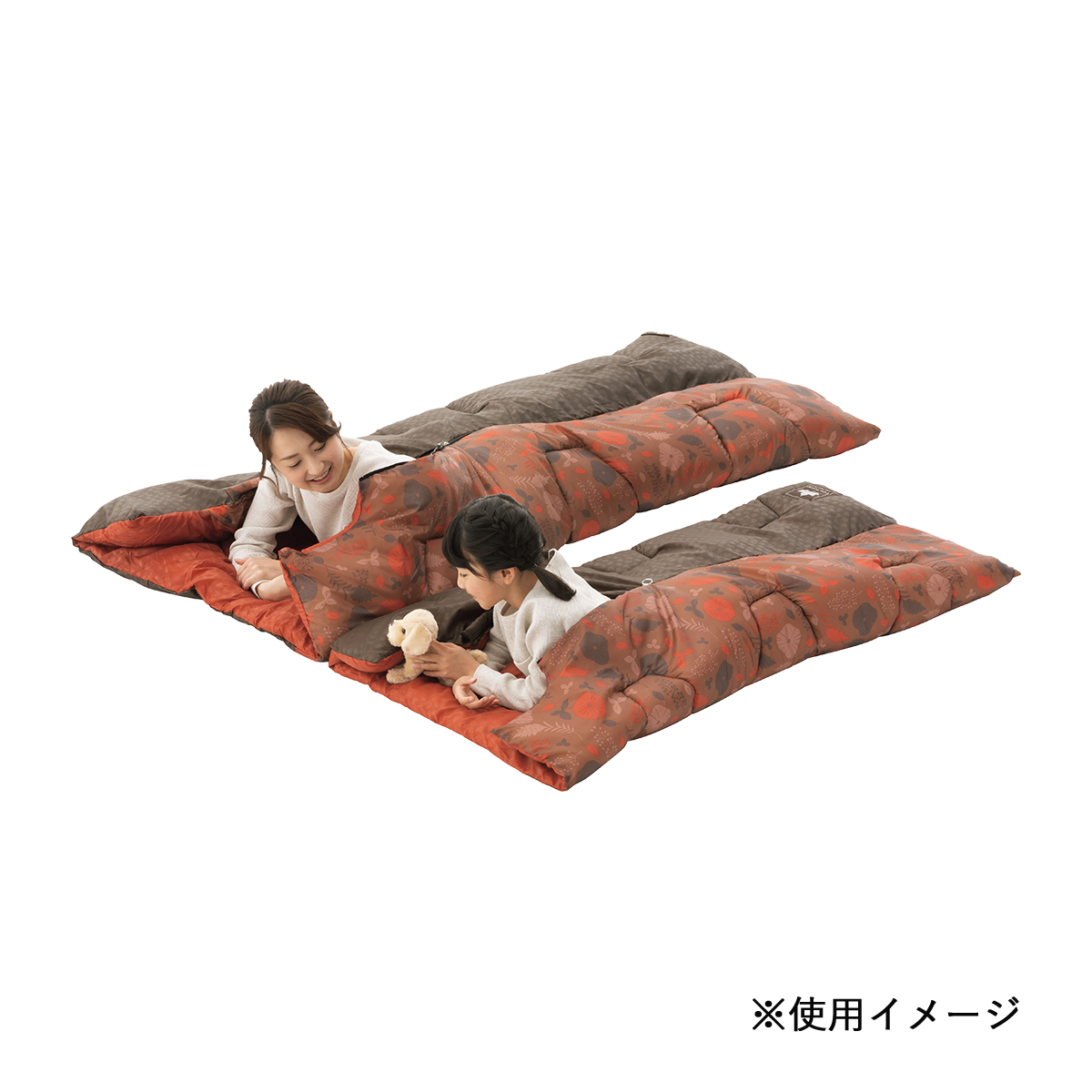 丸洗いデザインセンタージップKIDS・-2（プランツ） 寝具
