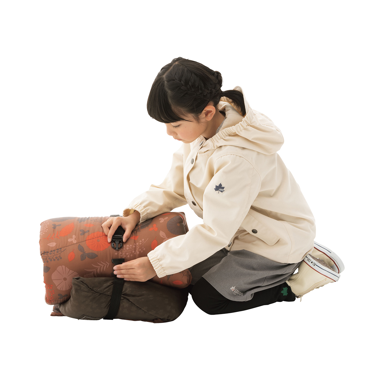 丸洗いデザインセンタージップKIDS・-2（プランツ） 寝具