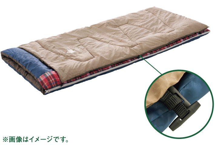 シュラフコンフォーターと組み合わせて暖かさをプラス