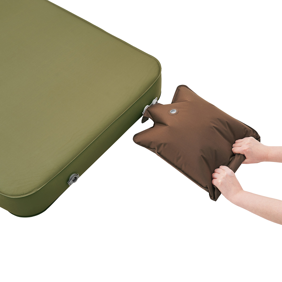 （快速タブルバルブ）120セルフインフレートベッド 寝具