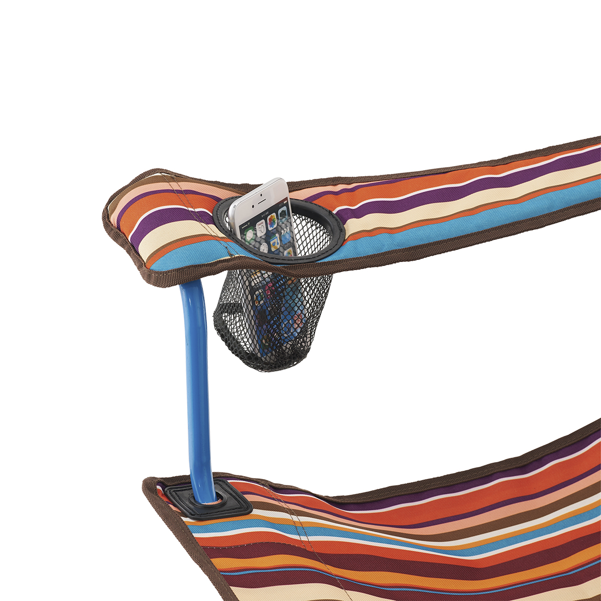 リクライナーチェア（オレンジストライプ） 家具