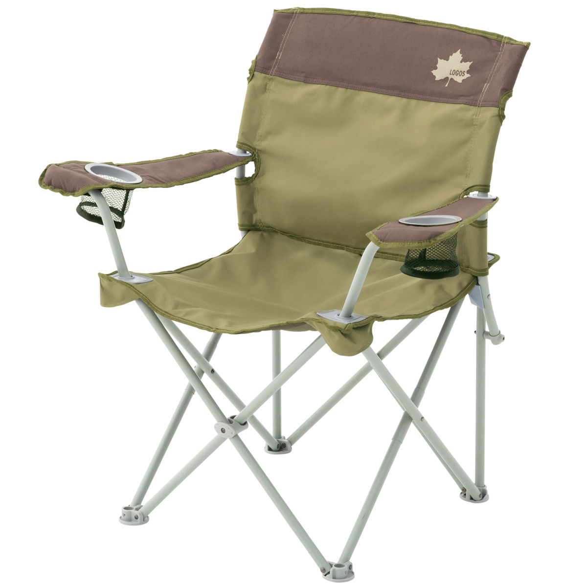 LOGOS Life バックサポートチェア（ブラウン） 家具