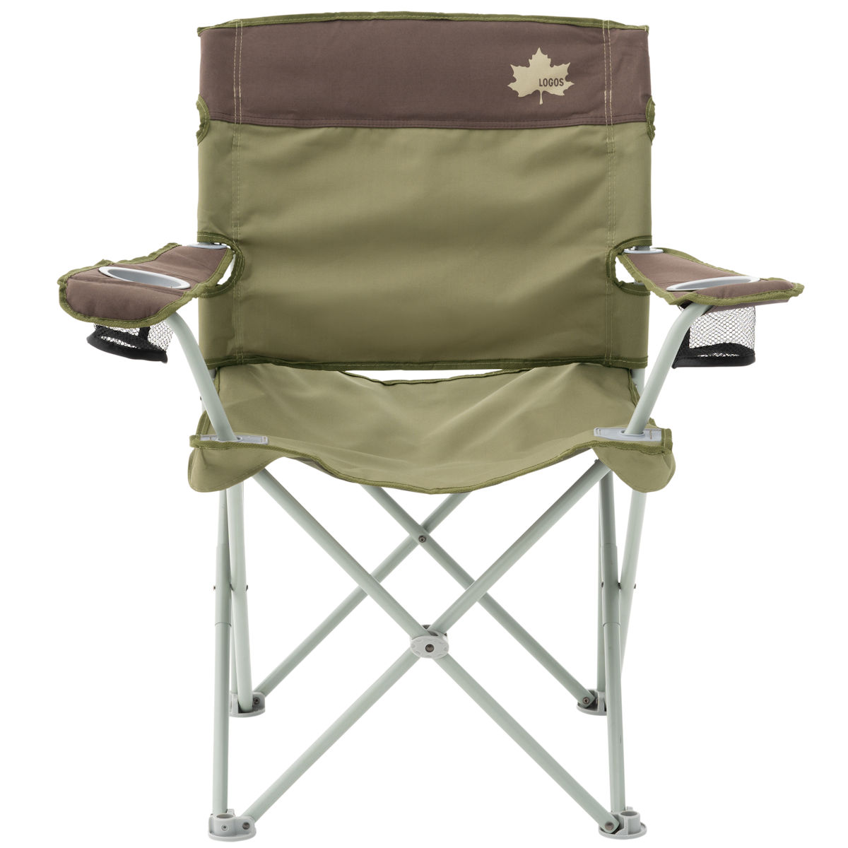 LOGOS Life バックサポートチェア（ブラウン） 家具