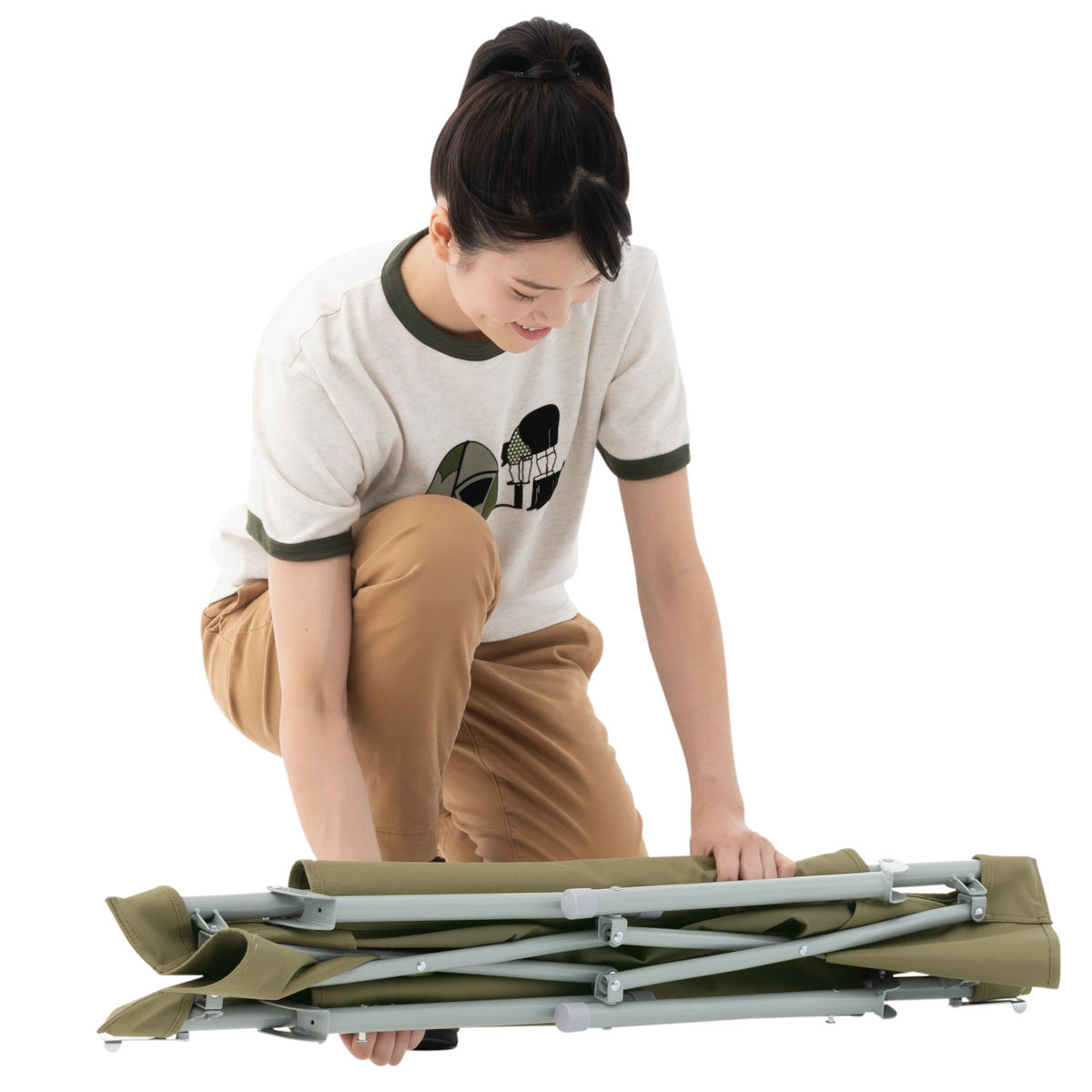 LOGOS Life オートレッグベンチ2 家具