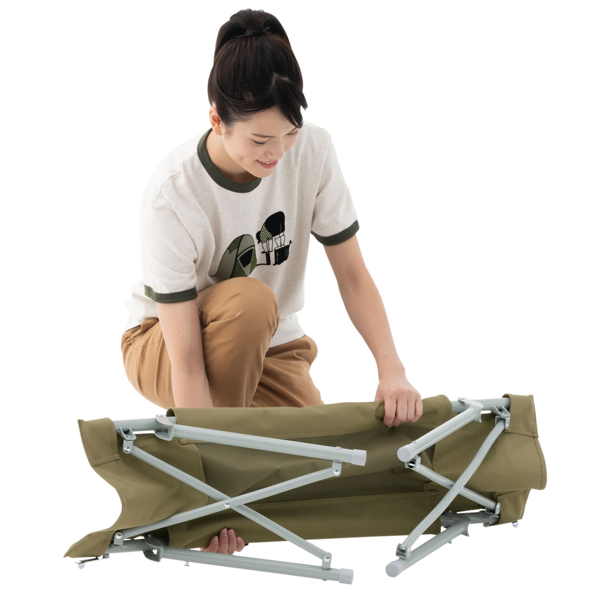 LOGOS Life オートレッグベンチ2 家具