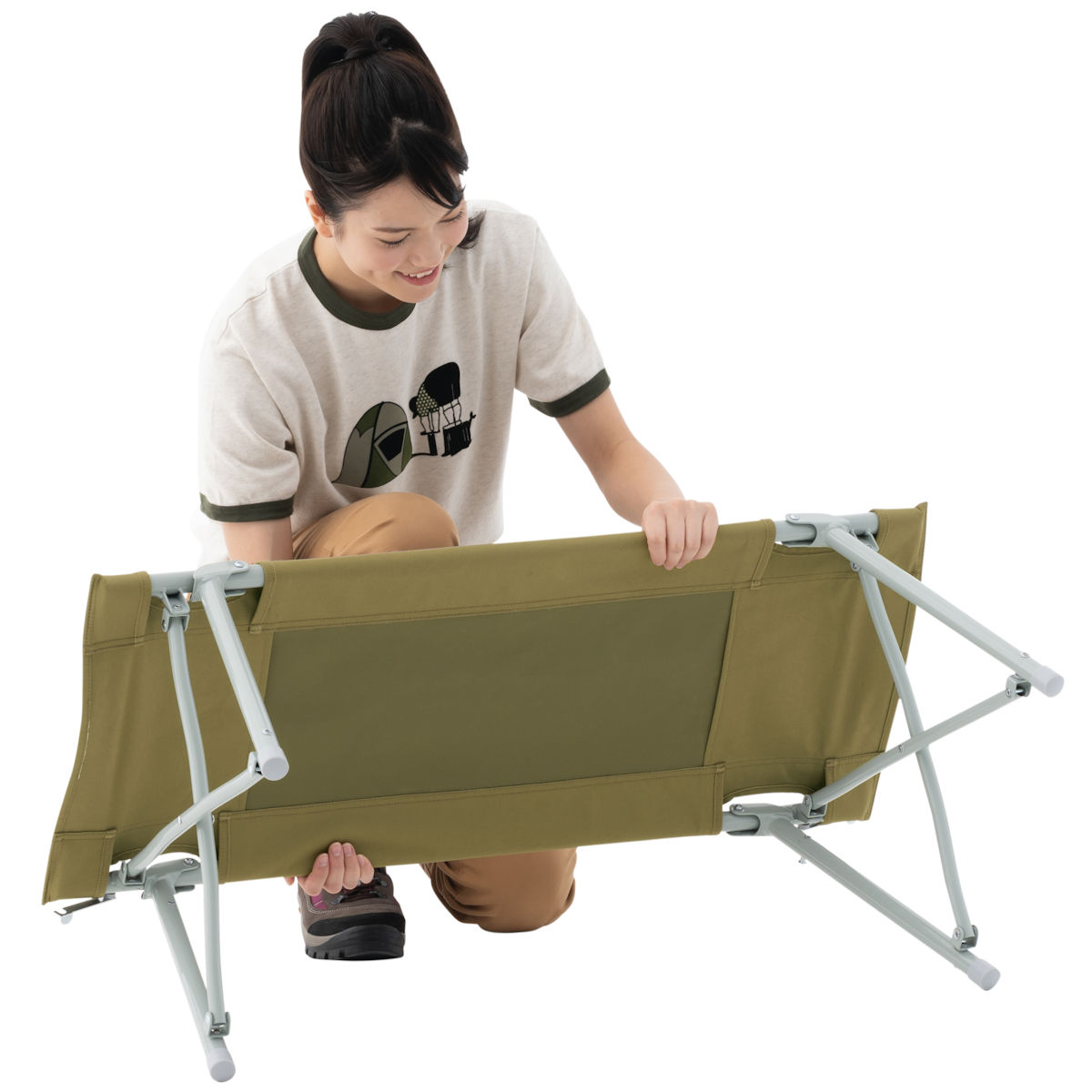 LOGOS Life オートレッグベンチ2 家具