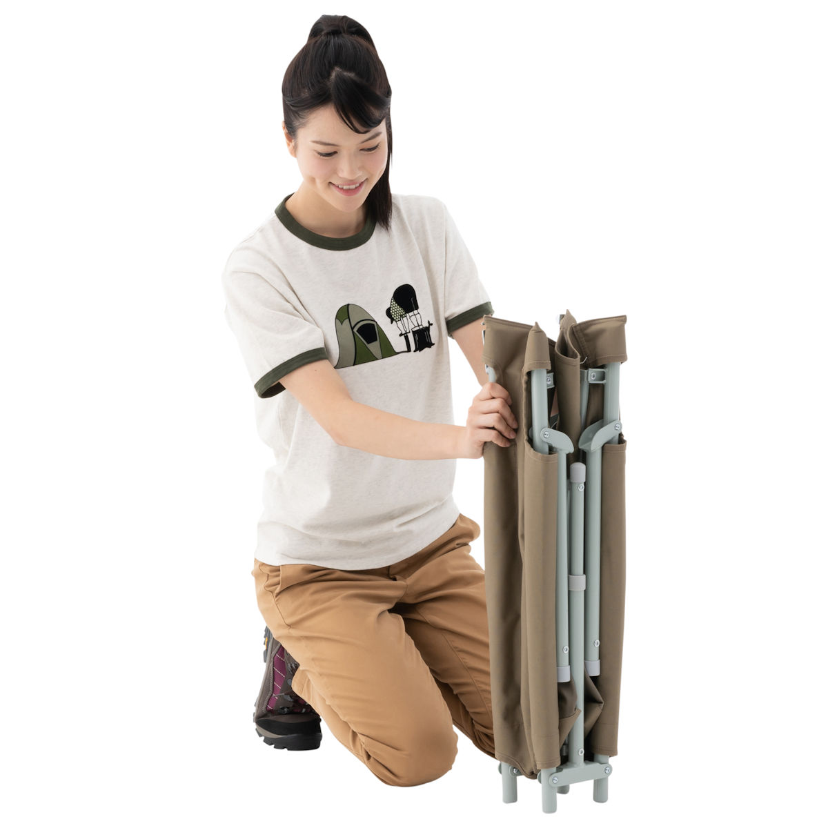 LOGOS Life オートレッグベンチ3 家具