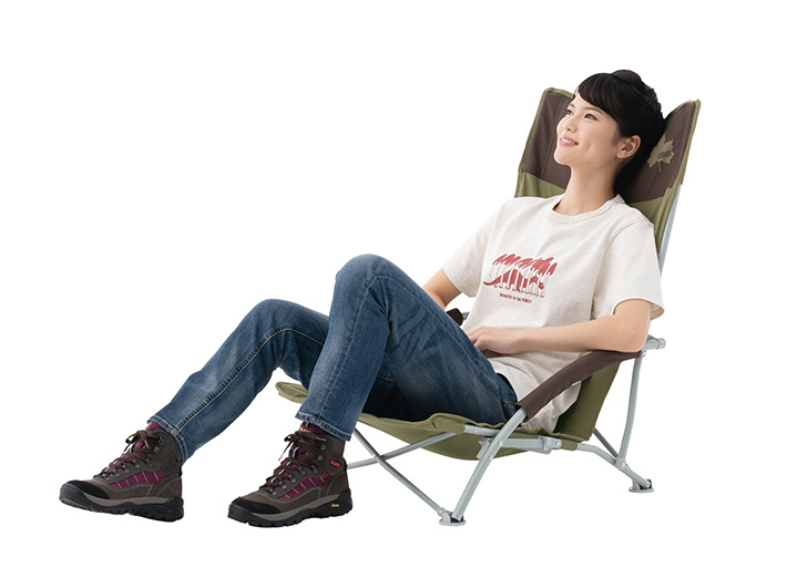LOGOS Life ハイバックあぐらチェア プラス(ブラウン)|ギア|家具 LOGOS Life ハイバックあぐらチェア プラス(ブラウン)|ギア|家具